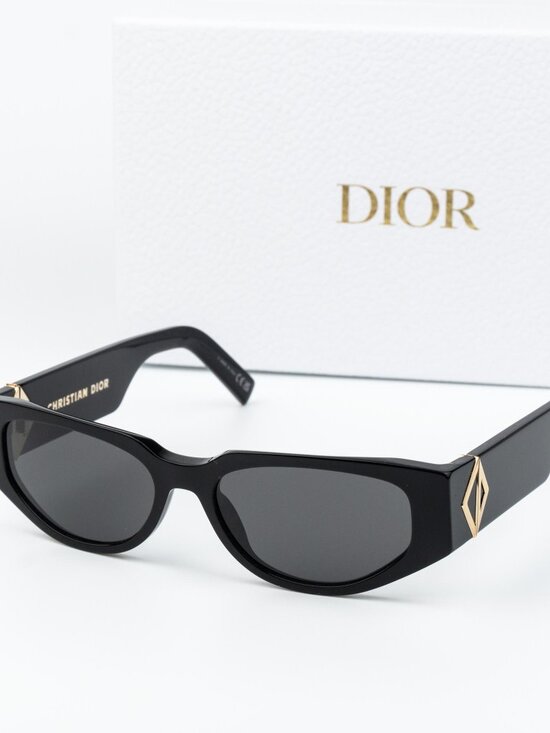 Dior Women Sunglasses Black Grey Cat Eye CD DIAMOND S7I 10A0 NEW AUTHENTIC main image 7